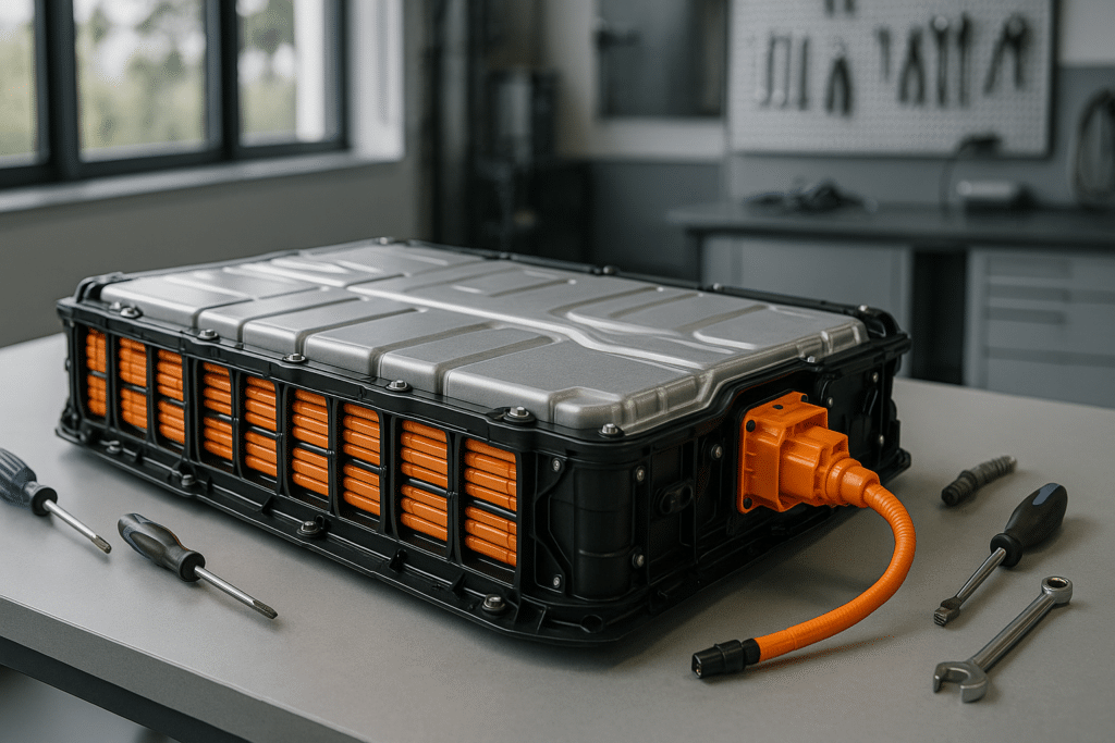 Batterie de voiture électrique — guide complet : types, durée de vie, remplacement, recyclage